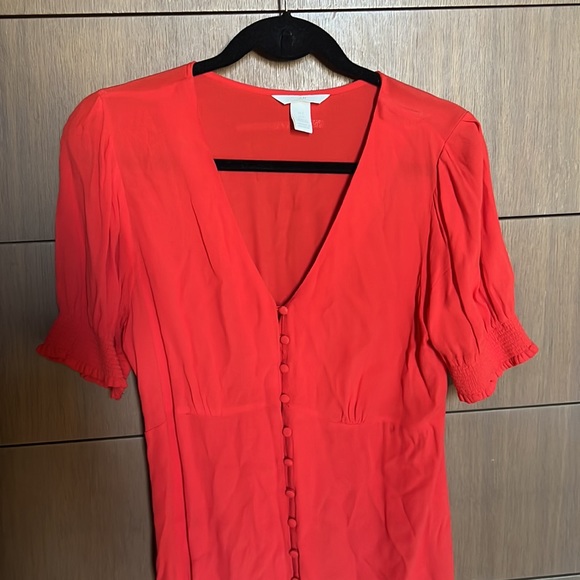 H&M Dresses Hm Maternity Red Maxi Dress Poshmark